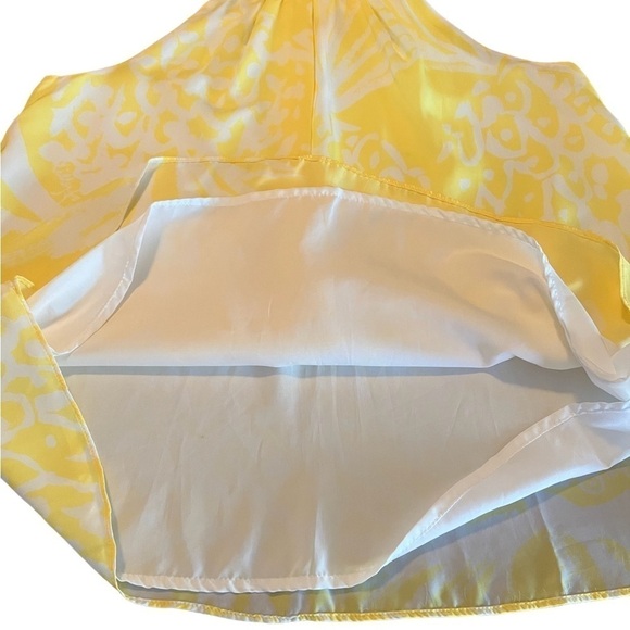LILY PULITZER FOR TARGET YELLOW AND WHITE SLEEVELESS PULLOVER TOP SIZE SMALL - Picture 10 of 10